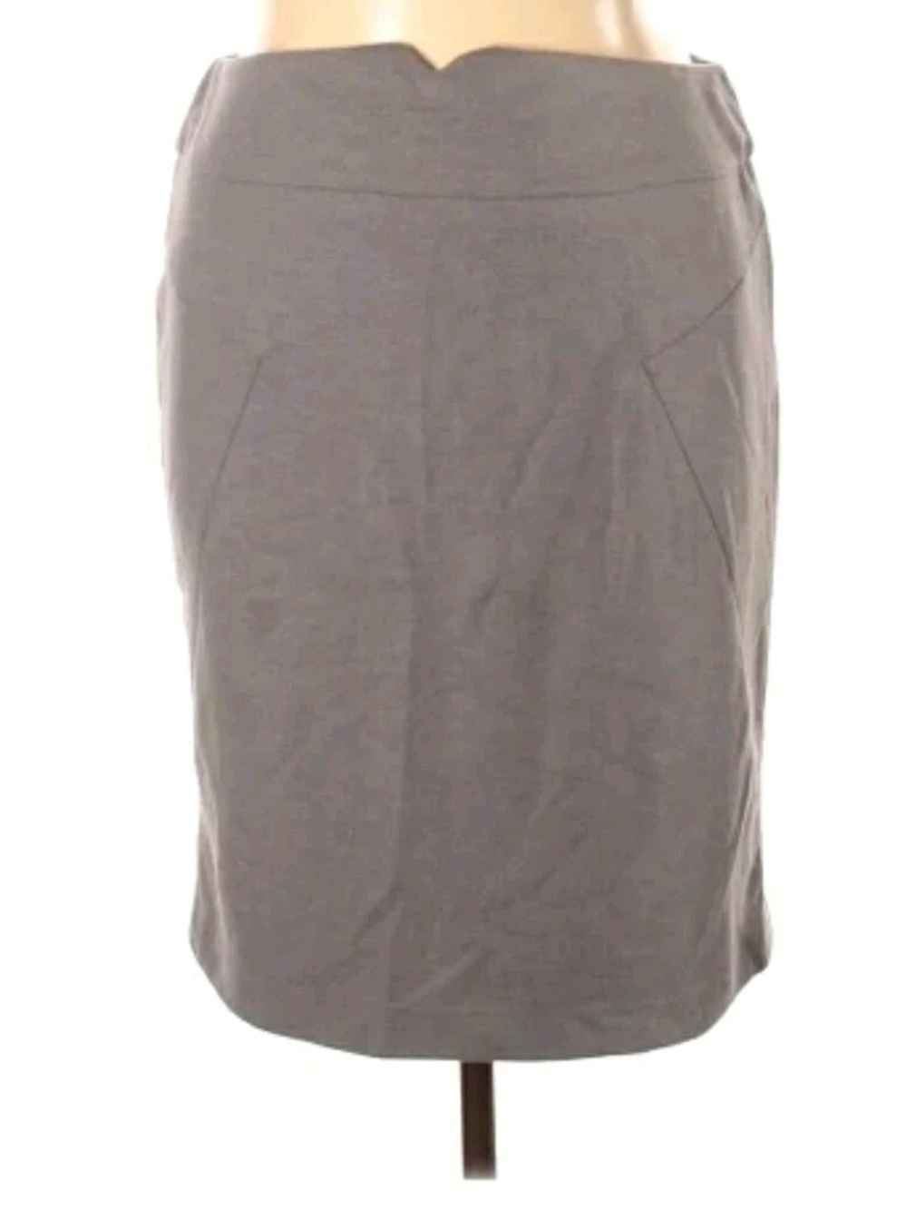 Adrienne Vittadini Skirt Gray Pencil Size 14 XL Office Workwear straightโ